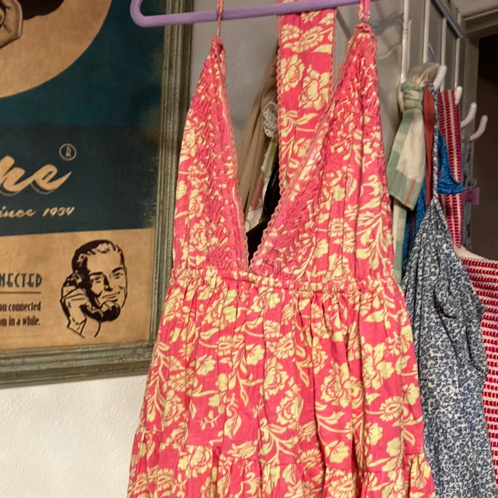 free people pink tank, extra large